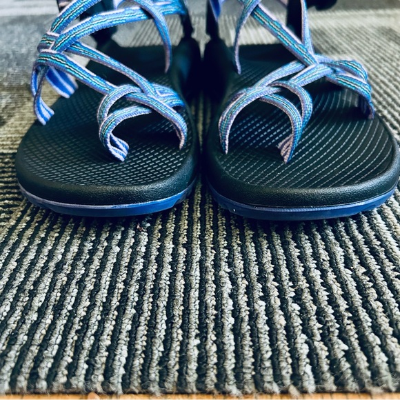 Chaco Danube Purple ZX/2 CLASSIC Dual Strap Hiking Classic Sandals size 10 EU 41 - Picture 3 of 11